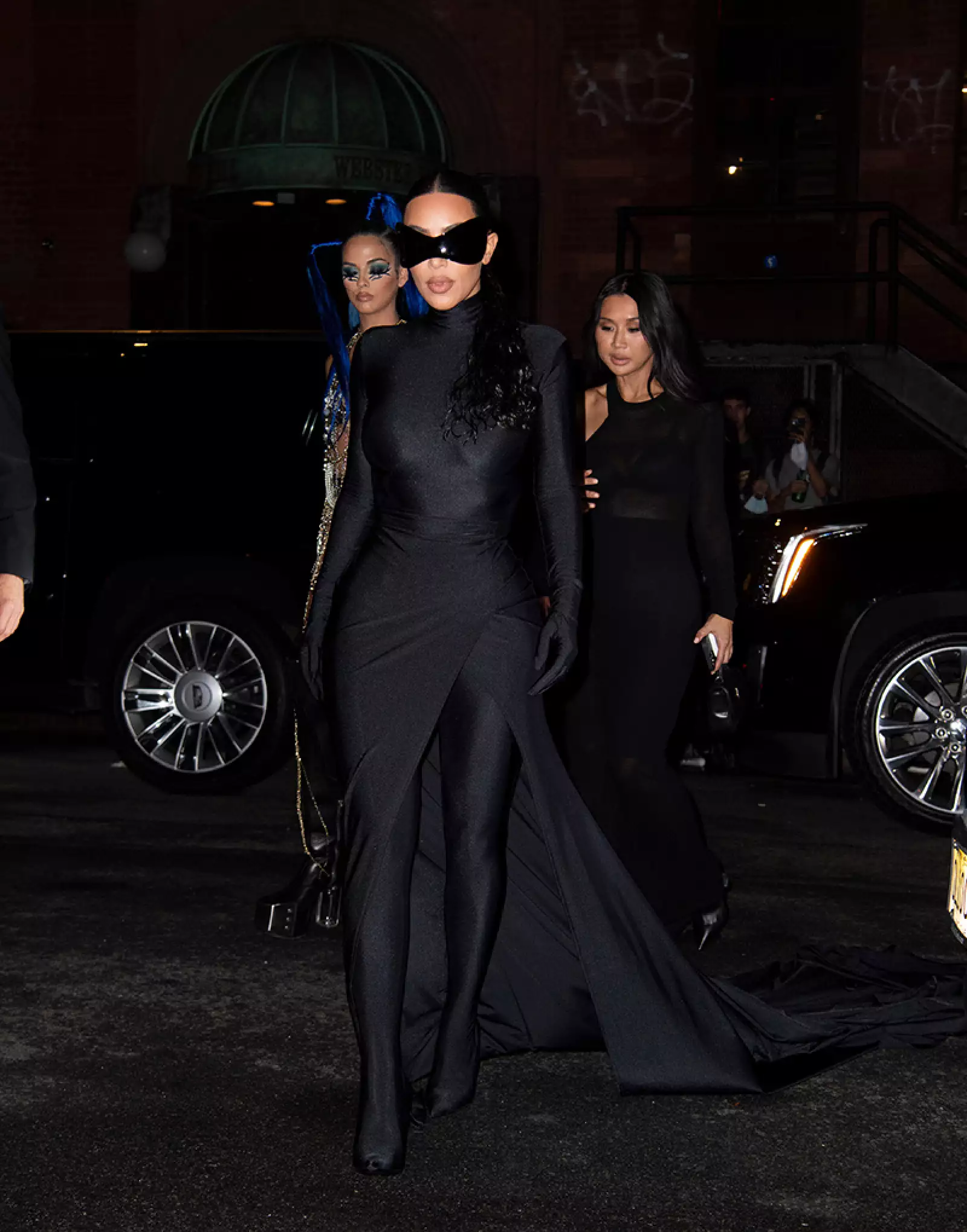 Kim Kardashian at Cathedrale Restaurant after MET Gala, New York, USA - 13 Sep 2021