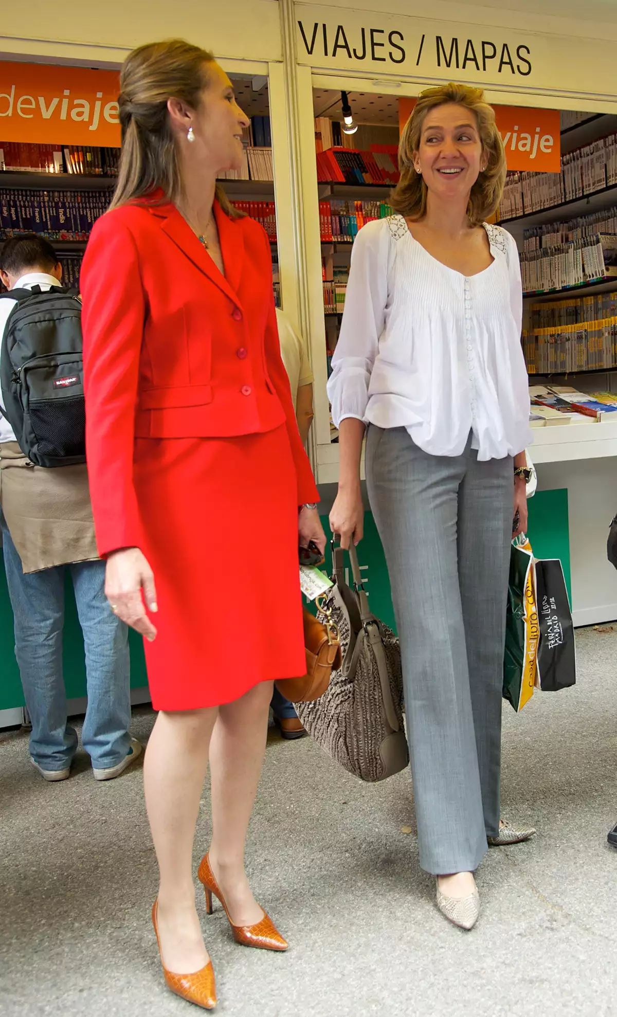 Princess Elena of Spain Attends The Opening of Madrid Book Fair 2011