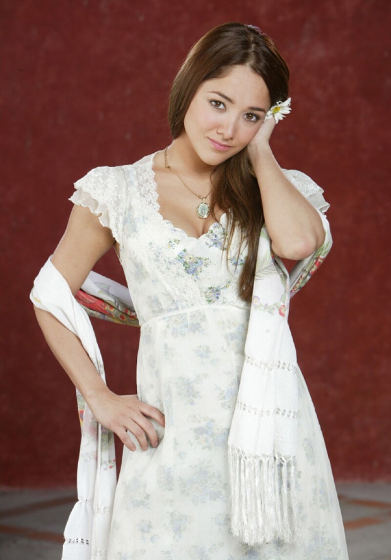 Sherlyn en la telenovela Fuego en la sangre, 2008.
