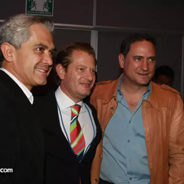 Miguel Ángel Mancera, Leopoldo Hirson y Alejandro Soberón