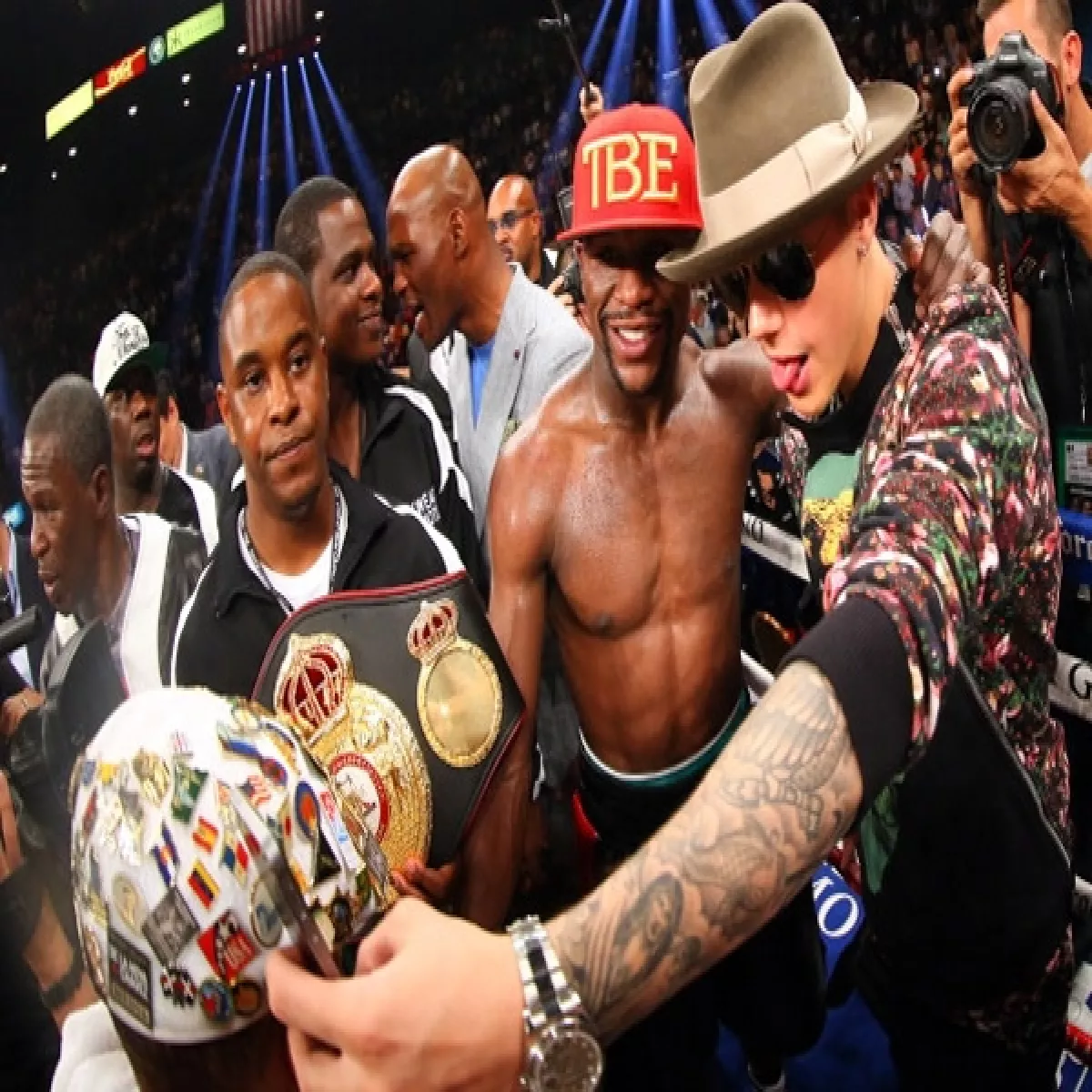 Justin Bieber se empeña en estar en forma para mejorar su rendimiento en el box.