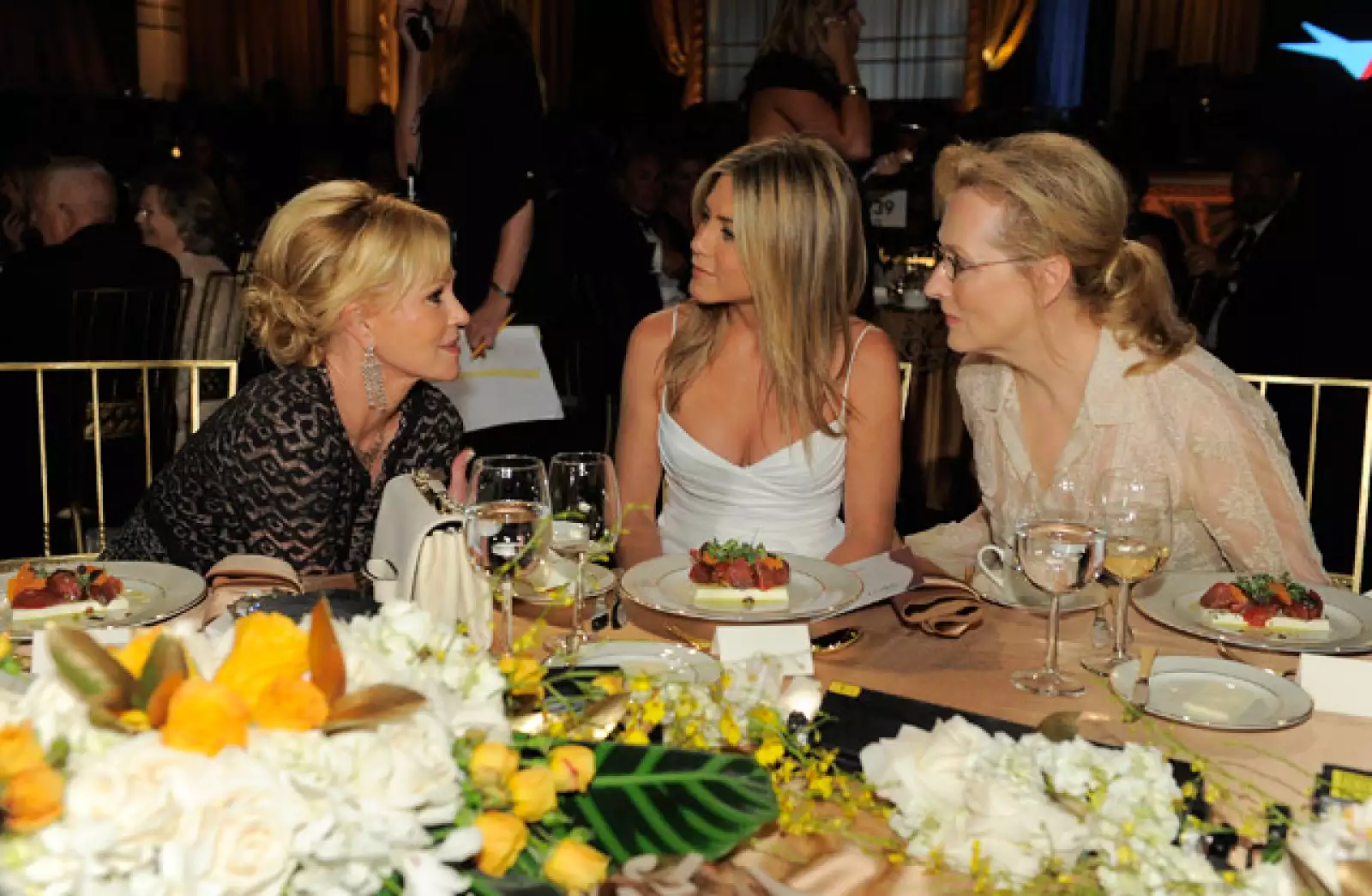 Melanie Griffith, Jennifer Aniston y Meryl Streep.