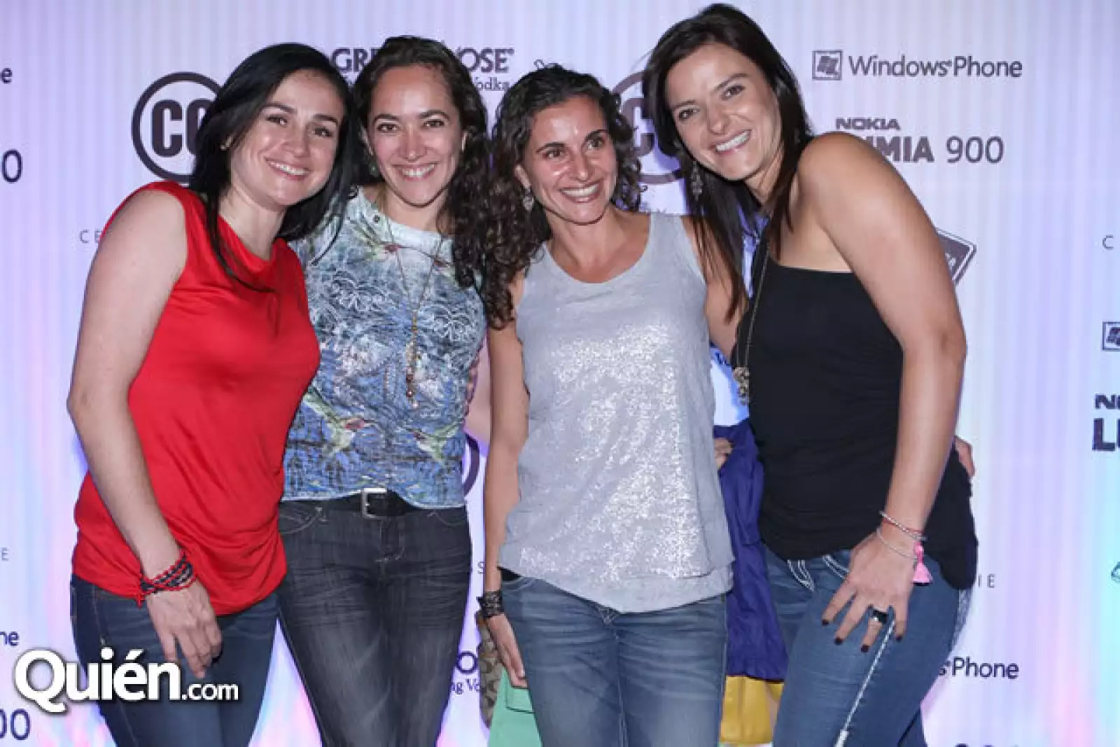 Lourdes Gamboa y Maru Garza,Miriam Neme y Carol Hanono