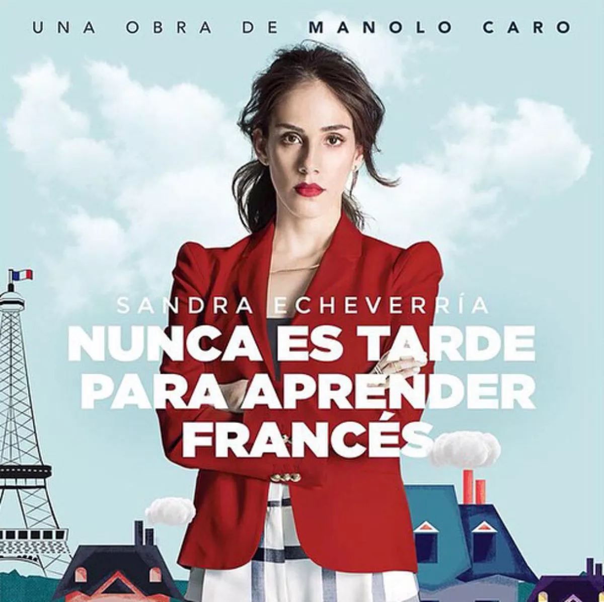 Además de sus actividades como ama de casa y futura mamá, Sandra continúa activa laboralmente con esta puesta en escena.