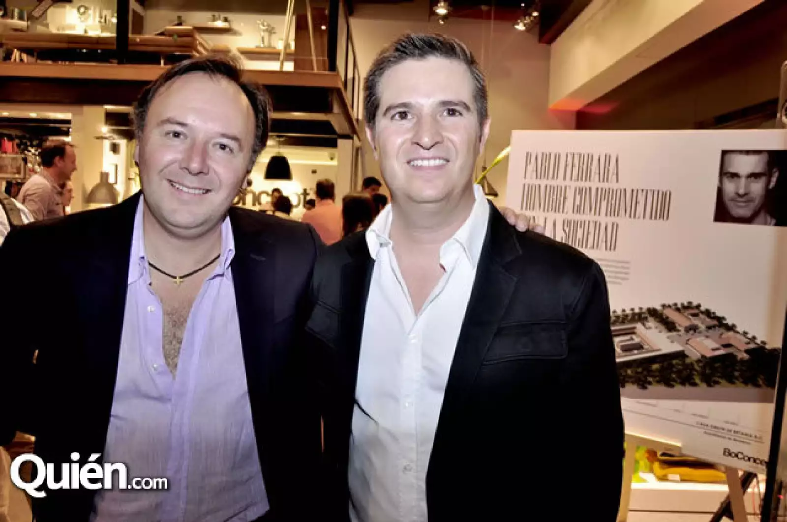 Paul Brunet y Luis Lara