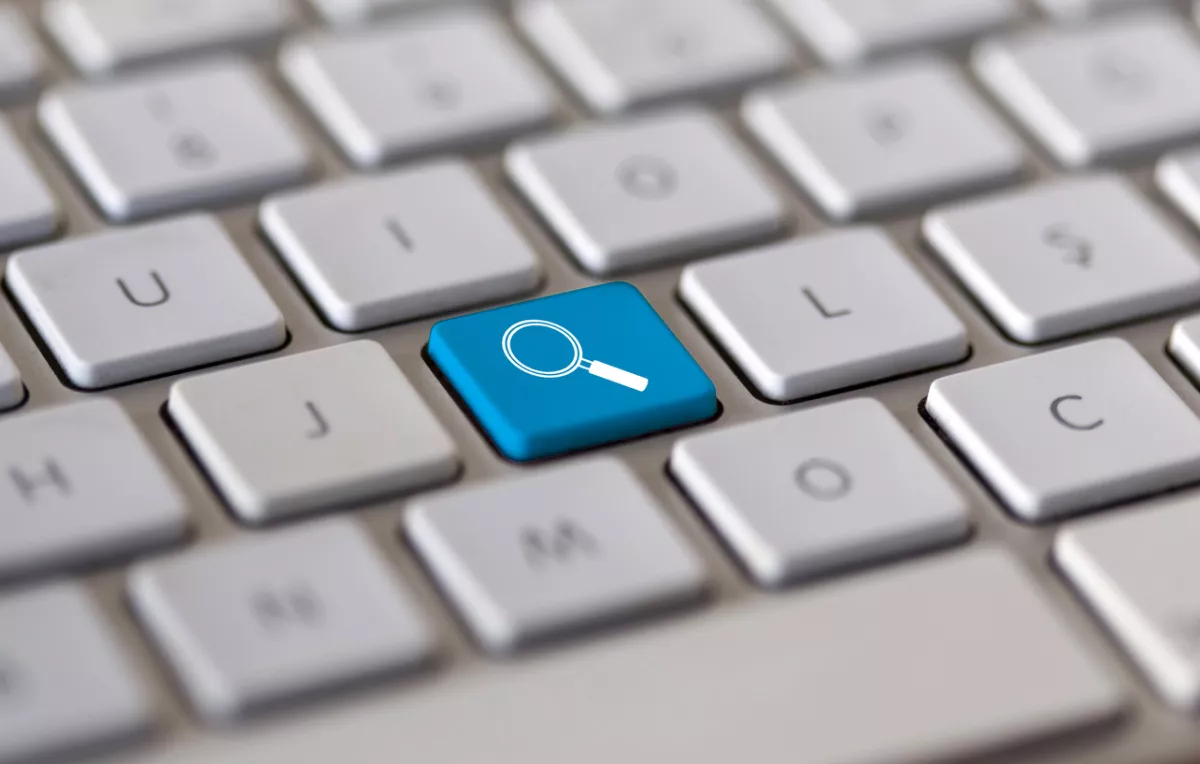 Search key on the keyboard