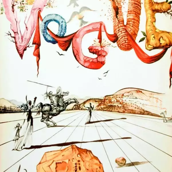 Vogue, abril 1944: Otra portada ilustrada por Salvador Dalí.