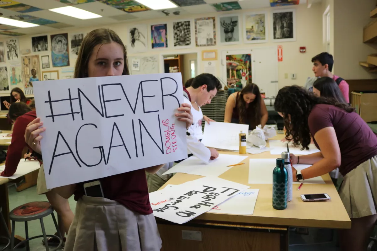 #NeverAgain, el grito de los jóvenes que piden fin de los tiroteos en escuelas