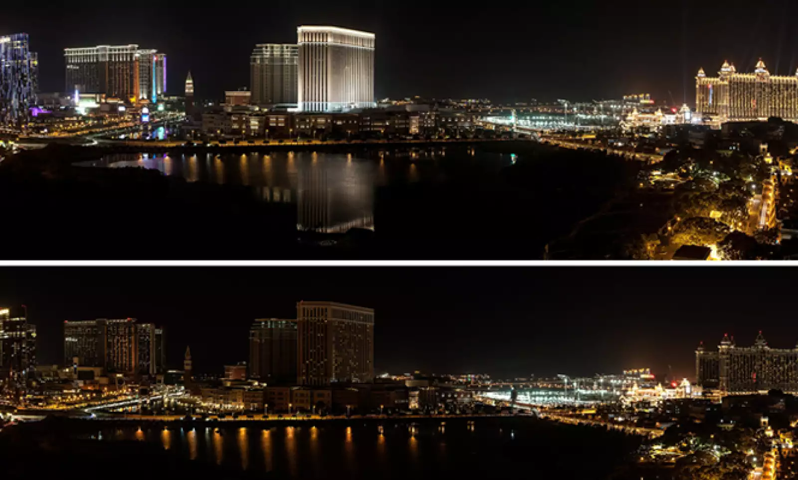 Un comparativo de la región administrativa especial china durante la conmemoración este 23 de marzo.