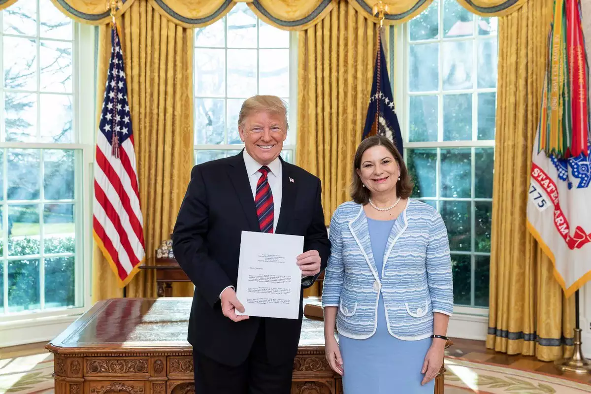 Trump Martha Bárcena
