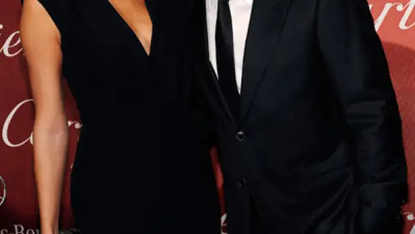 George Clooney llegó de la mano de su novia Stacy Kleiber.