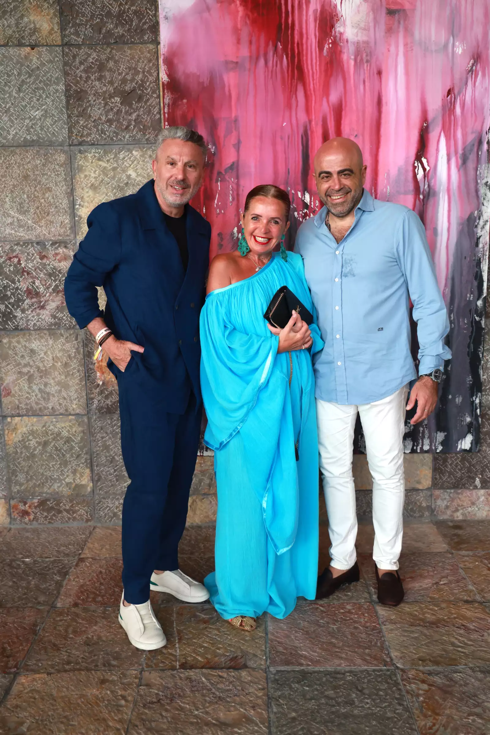 Rafa Micha, Javier Esteban y Paola Portella 