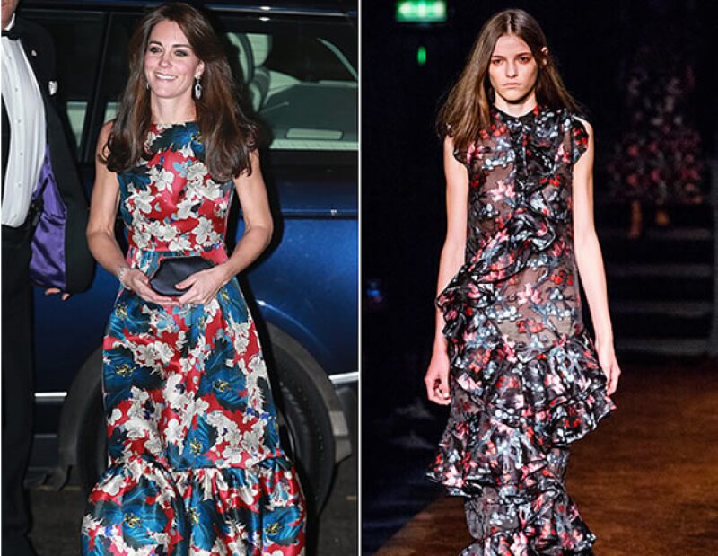 Este modelo de Erdem creó mucha polémica, pues mientras unos lo amaron, otros no tanto.