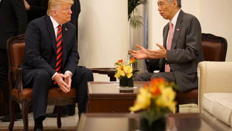 Trump se reúne con el primer ministro de Malasia