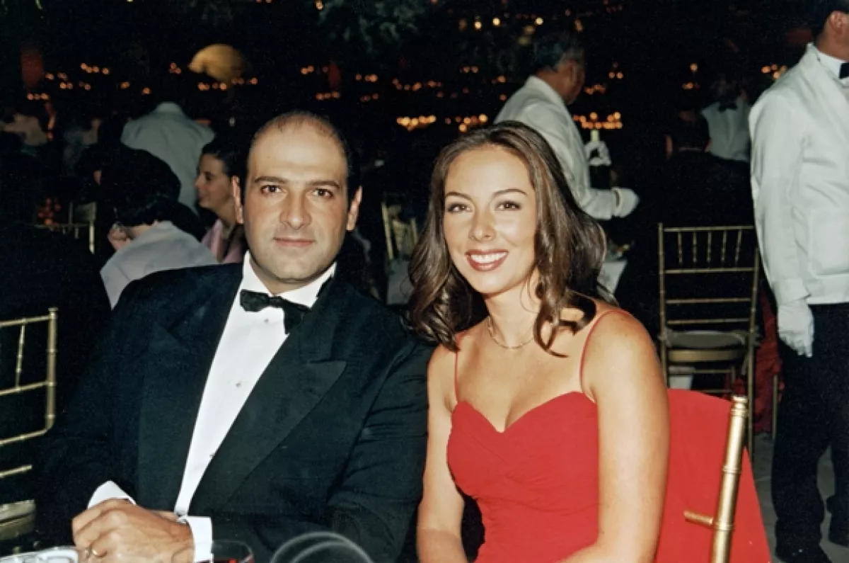 Junto a su entonces esposa Ana Paula O'Farril hace más de 10 años.