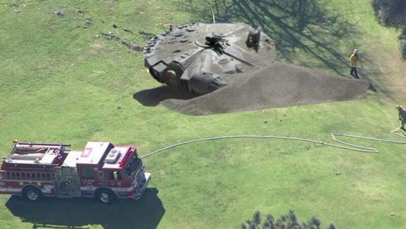 Meme sobre el accidente de Harrison Ford.