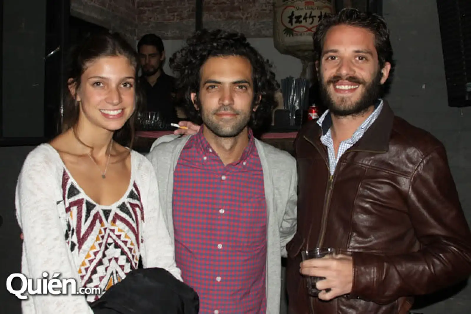 Cristina García, Alex Khan y Gonzalo Obando