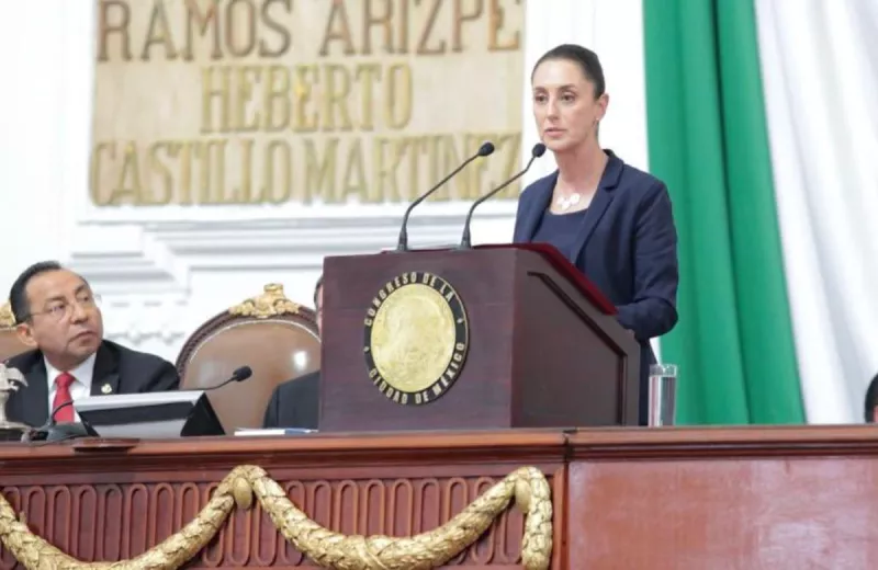 Claudia-Sheinbaum en el Congreso de la CDMX