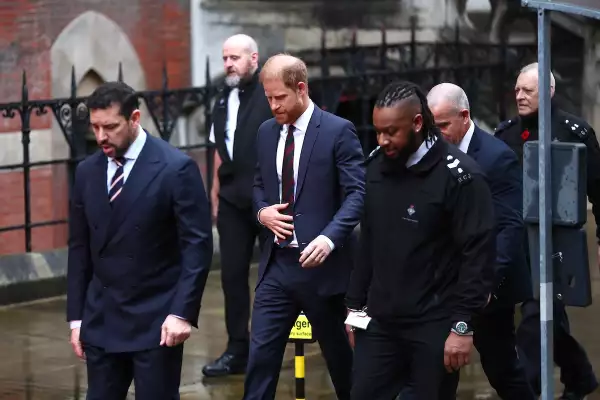 El príncipe Harry en el Tribunal Superior de Londres