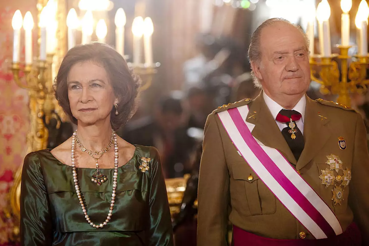 Spanish Royals Celebrate New Year's Military Parade 2011