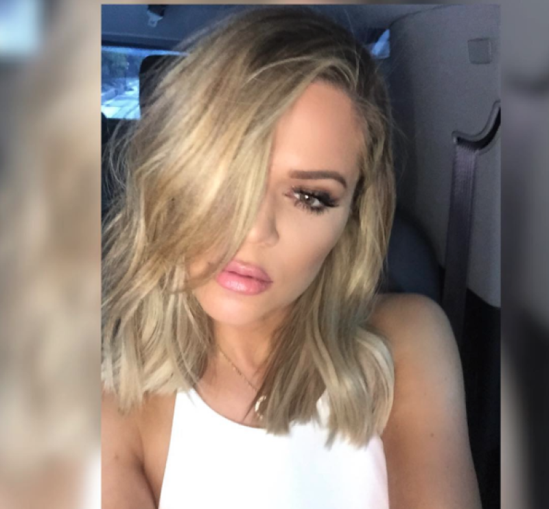 Khloé decidió cambiar su look.