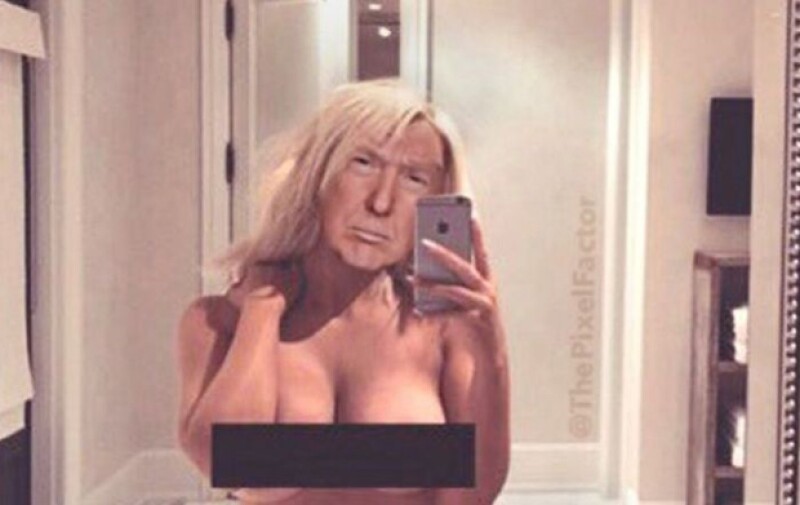 ¿Kim en realidad es Donald Trump?, o ¿Donald Trump es Kim Kardashian?