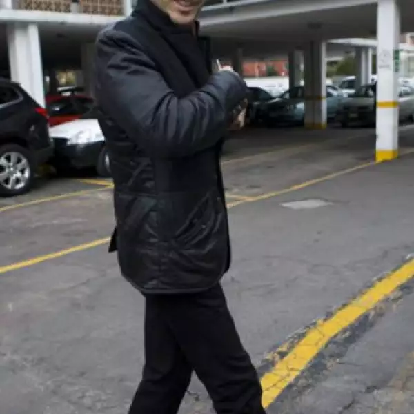 Leonardo García llegó solo.