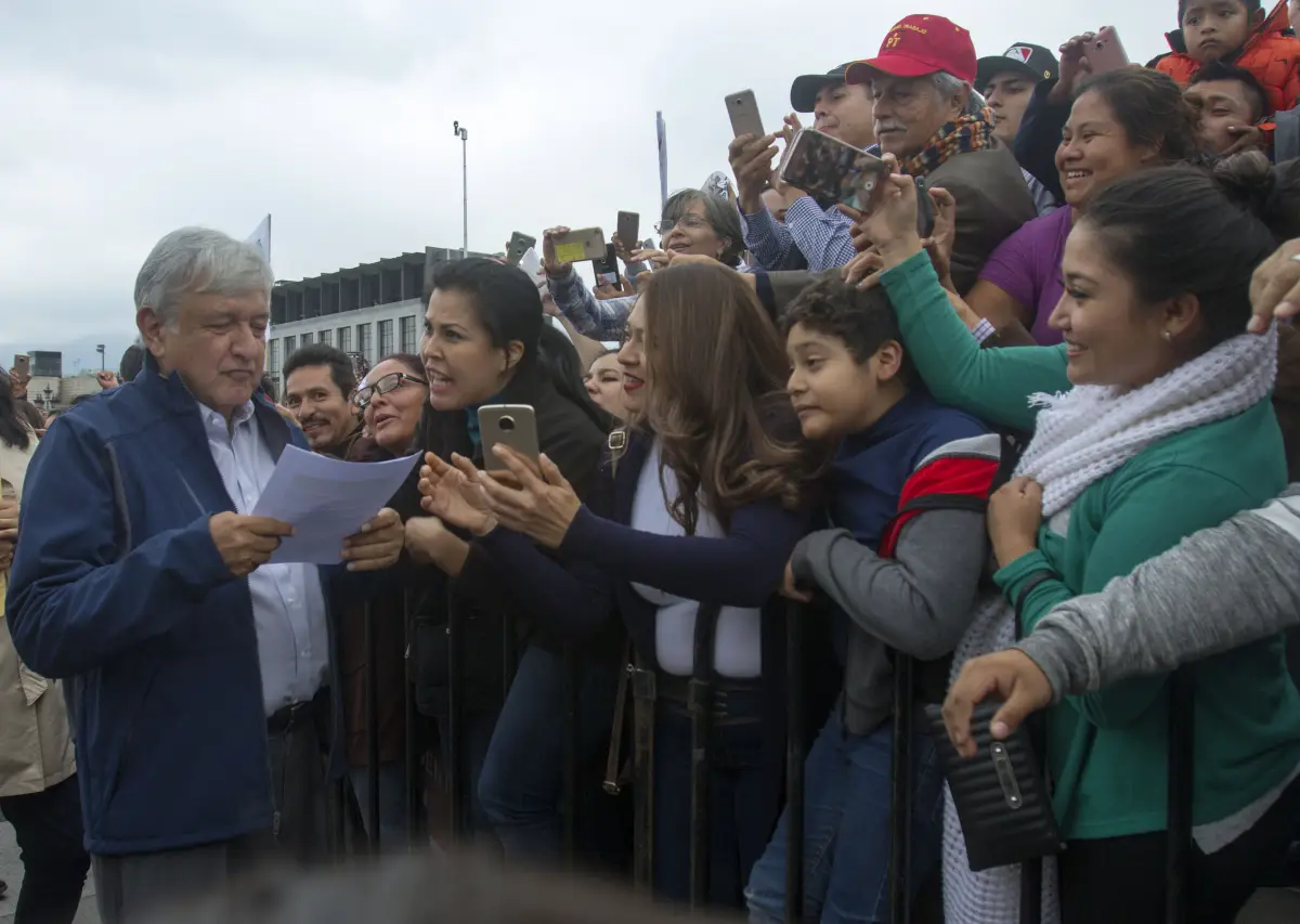 AMLO en la Macroplaza