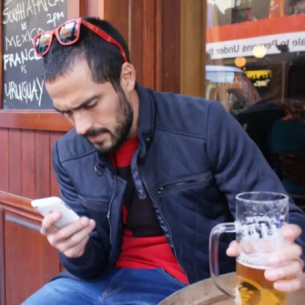 Siempre reportando desde la `zona de guerra´.