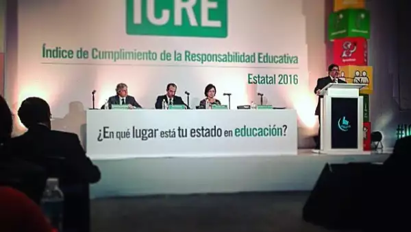 La asociación Mexicanos Primero presentó este martes el Índice de Cumplimiento de Responsabilidad Educativa. 