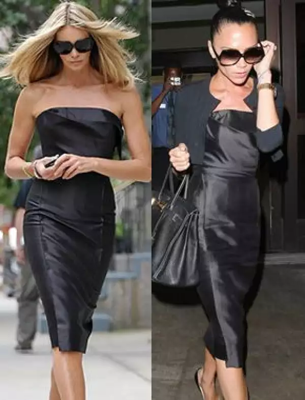El vestido `Giral´que Victoria llevó en Londres y Elle en NY, tiene un precio de mil 750 libras esterlinas.