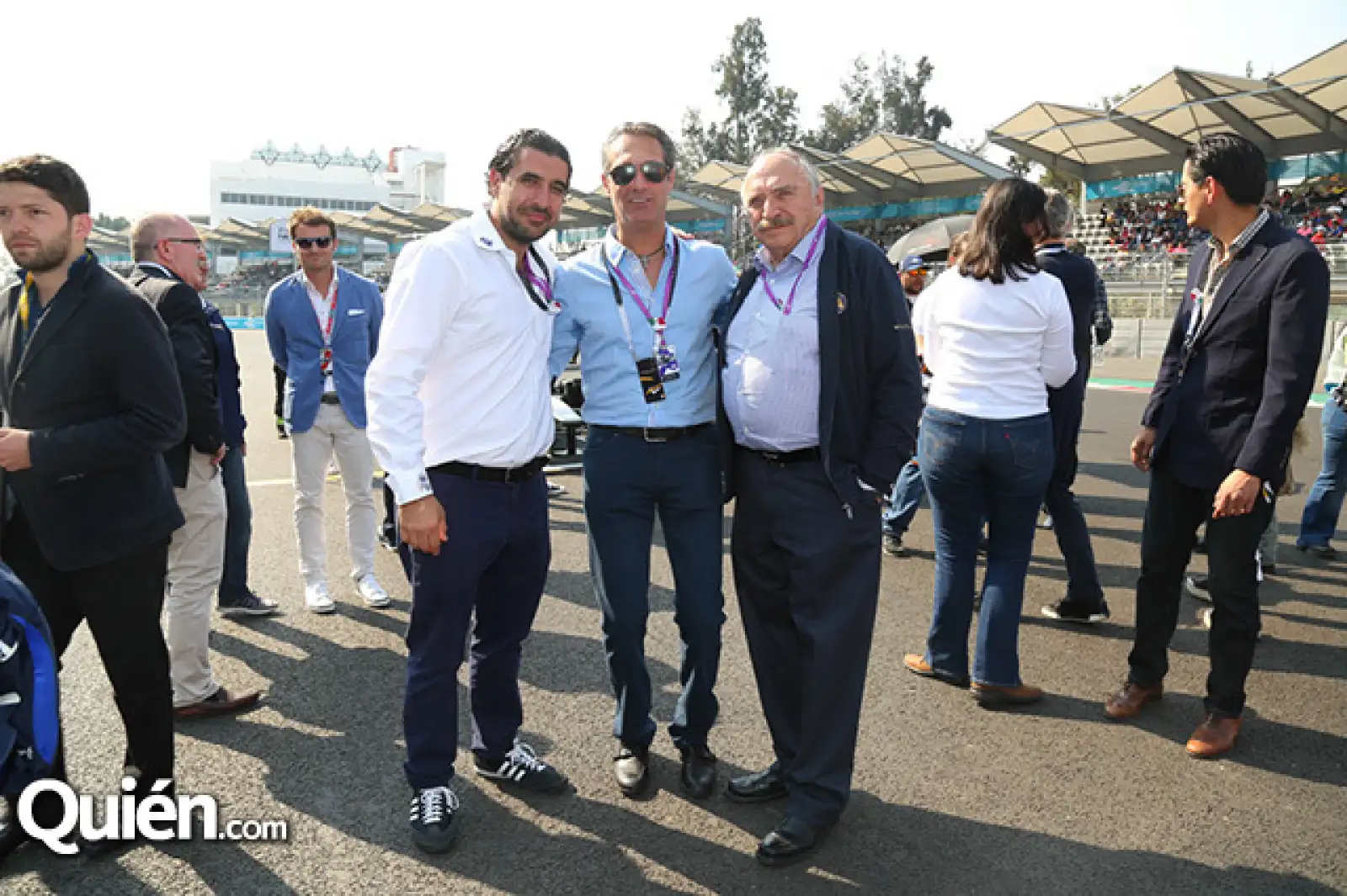 José Abed, Carlos Slim Domit y Jorge Abed