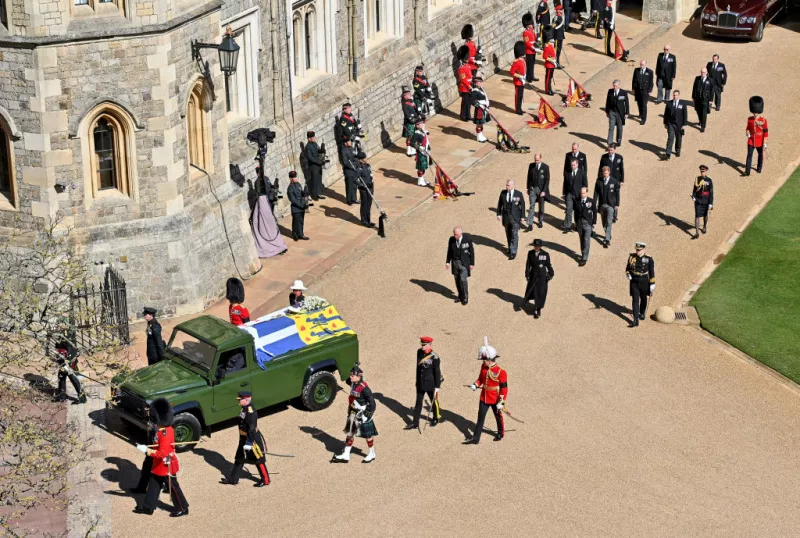 Cortejo fúnebre desde Windsor.