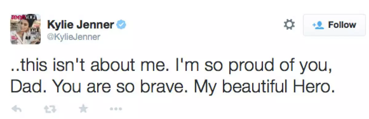 Ella también asegura estar orgullosa de Bruce.