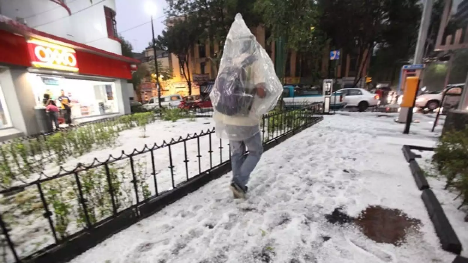 Granizada en DF