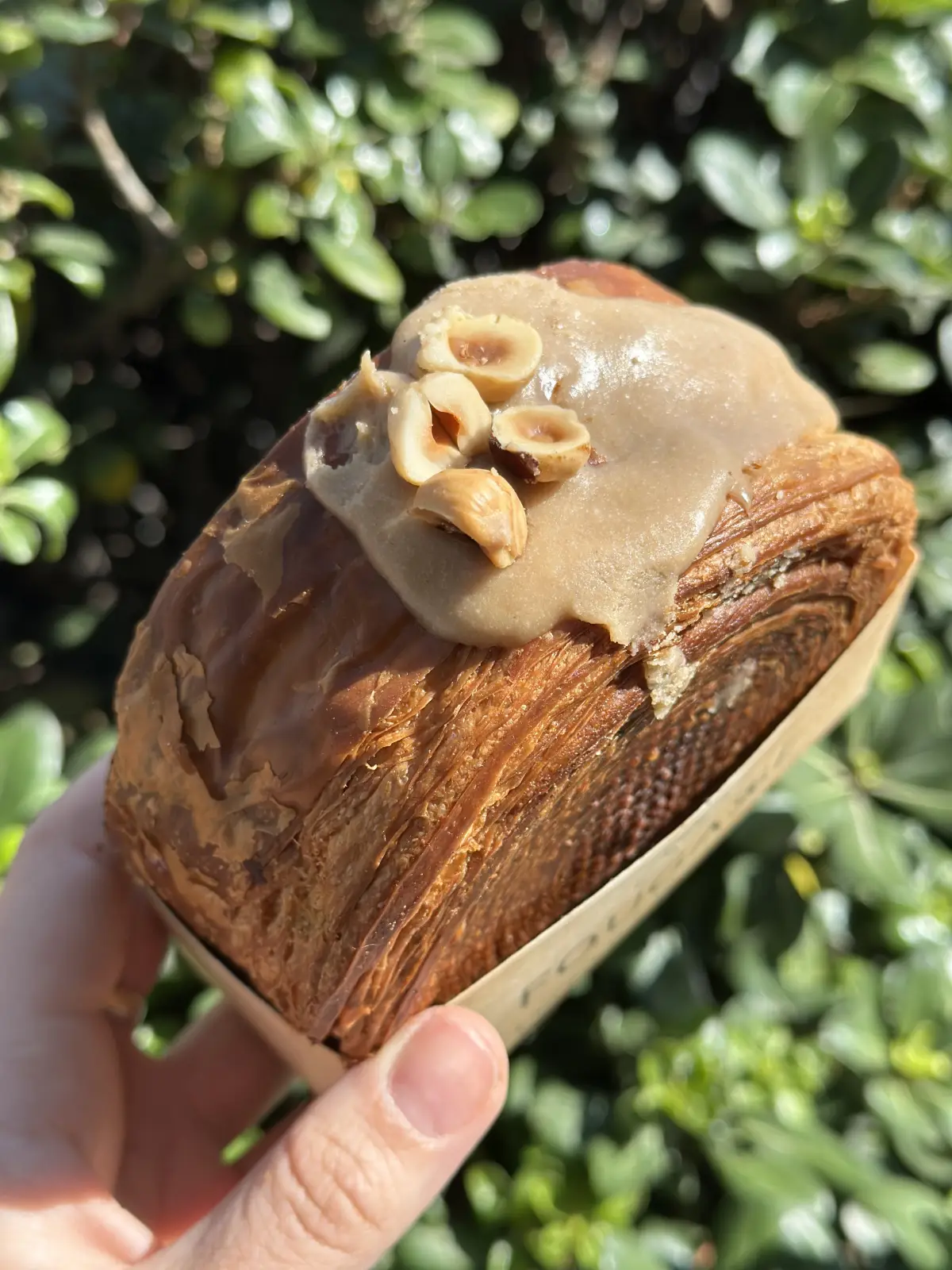 New york roll bañado en chocolate con macadamias 