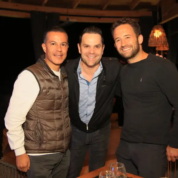 Fernando Cevallos , Fernando Fernández y Alfonso Helfon 