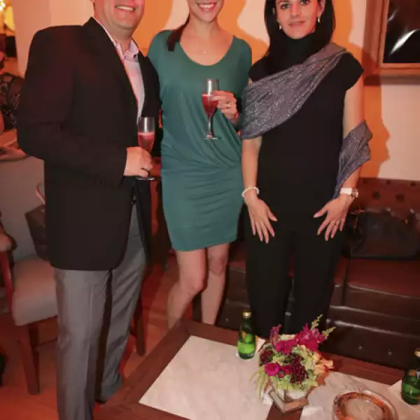 Ricardo Rodríguez, Linda Cuéllar y Karen Culebro