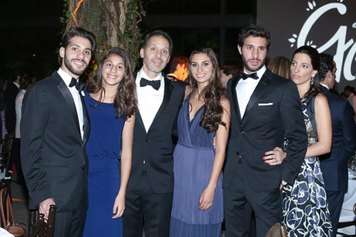 Daniel Hajj, Paola Hajj, Daniel Hajj, Vanessa Hajj, Rodrigo Hajj y Vanessa Slim