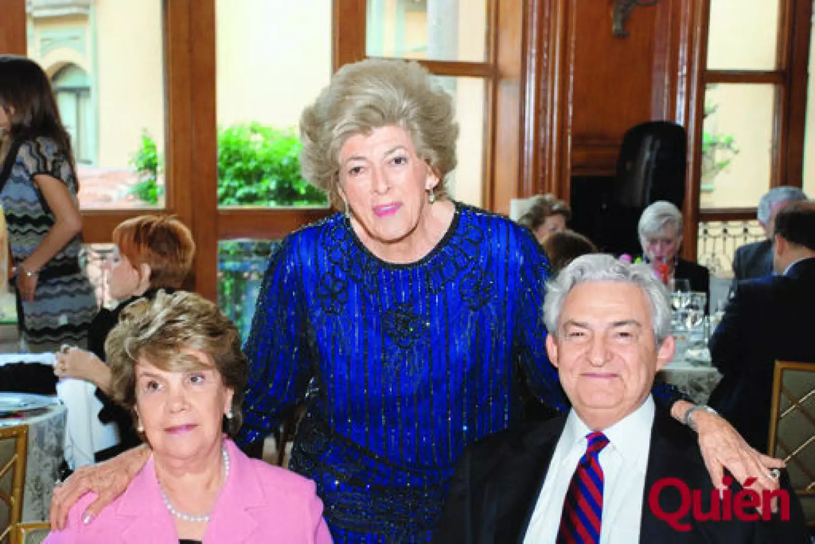Yolanda Achutegui de Servitje, Rosita, Roberto Servitje.
