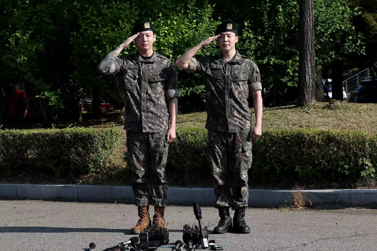 BTS' Jimin And Jung Kook Discharged From South Korean Military