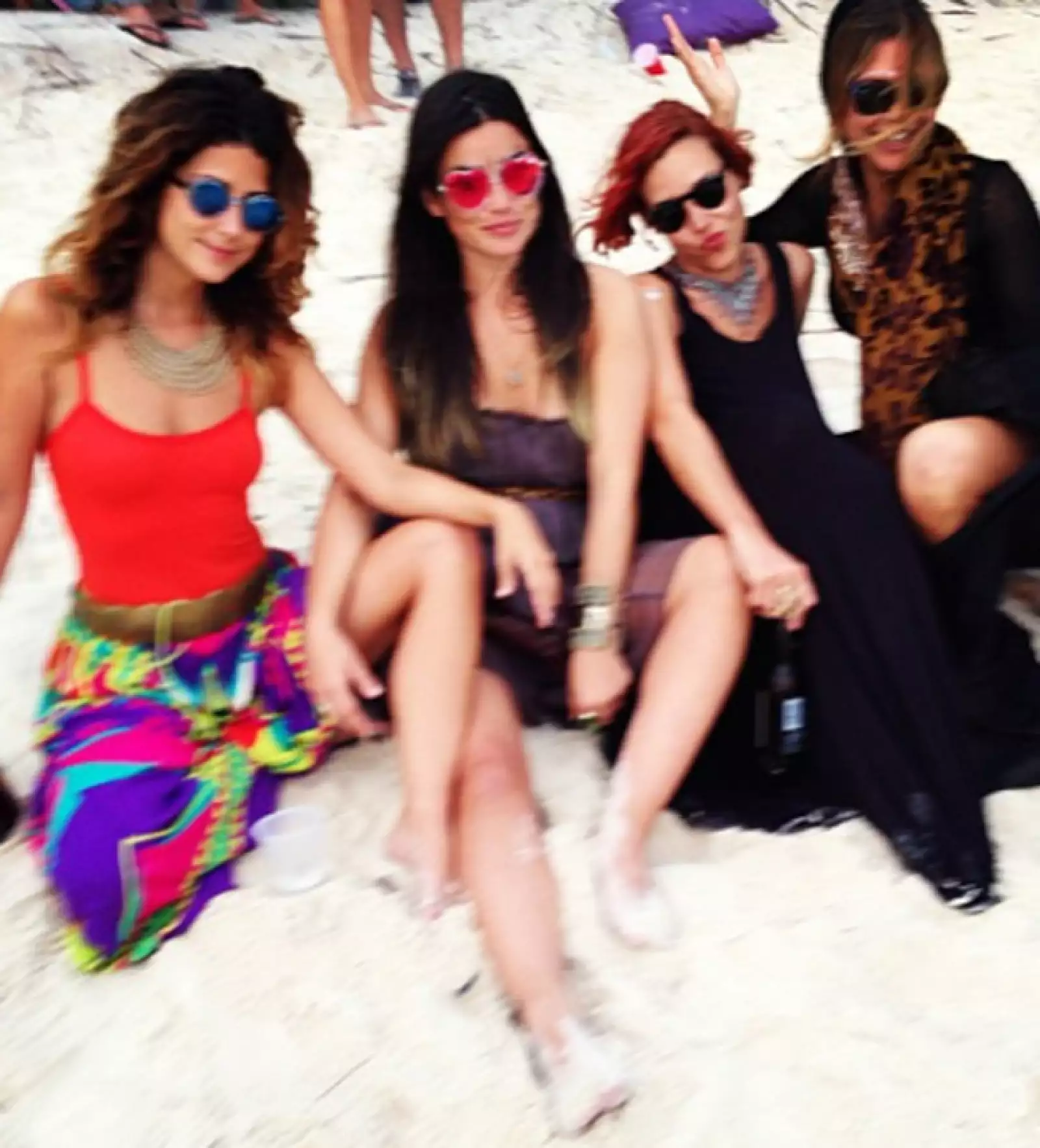 Nada como un look hippie chic para la playa.