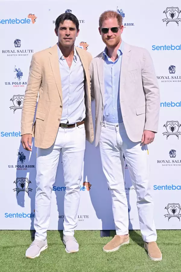 El príncipe Harry y Meghan Markle en el torneo de polo Royal Salute Polo Challenge