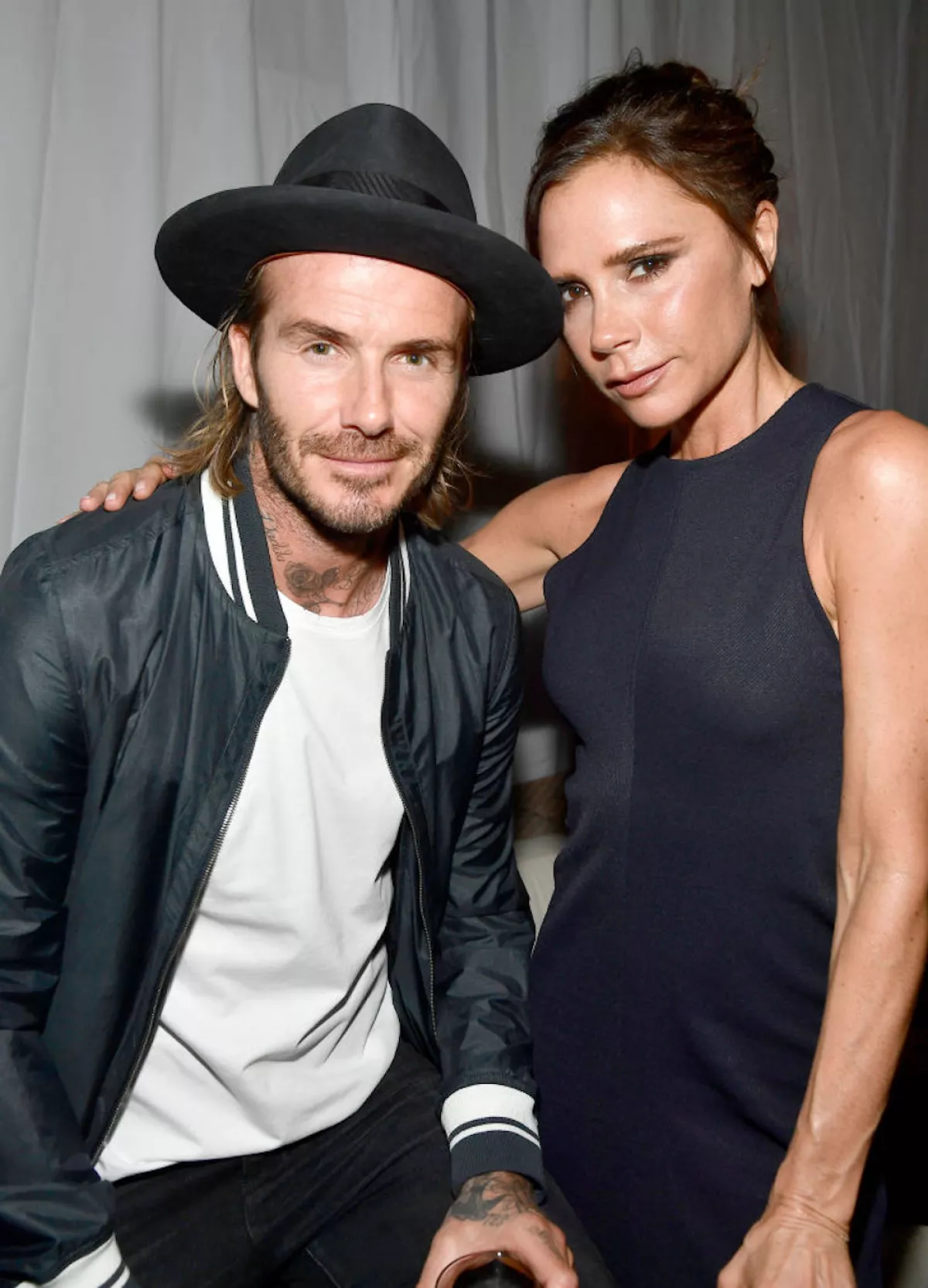 David and Victoria Beckham and Eva Longoria Host The Grand Opening of the New Ken Paves Salon