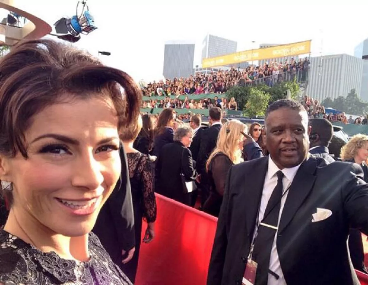 La ex conductora de "HOY" en la red carpet.