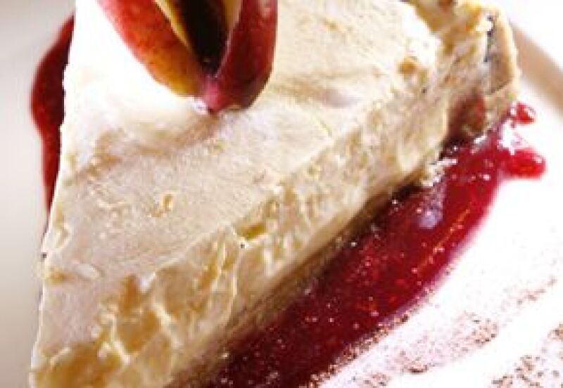 Pie de limón helado.