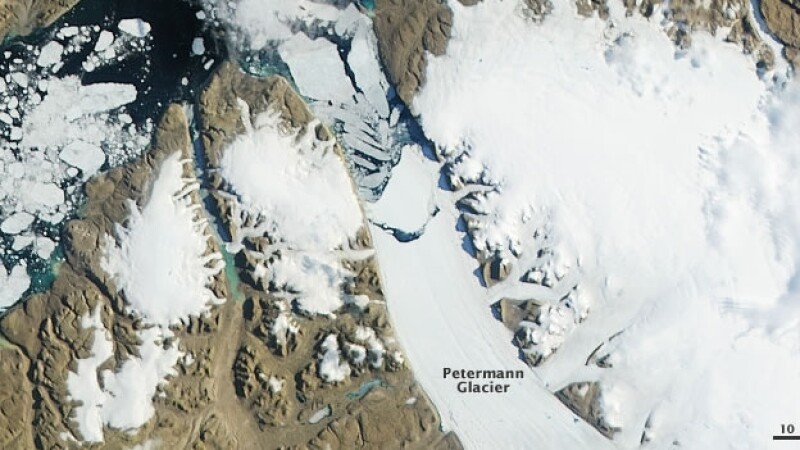 glaciar petermann groenlandia