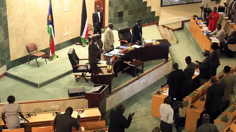 sesion del parlamento de sudan del sur