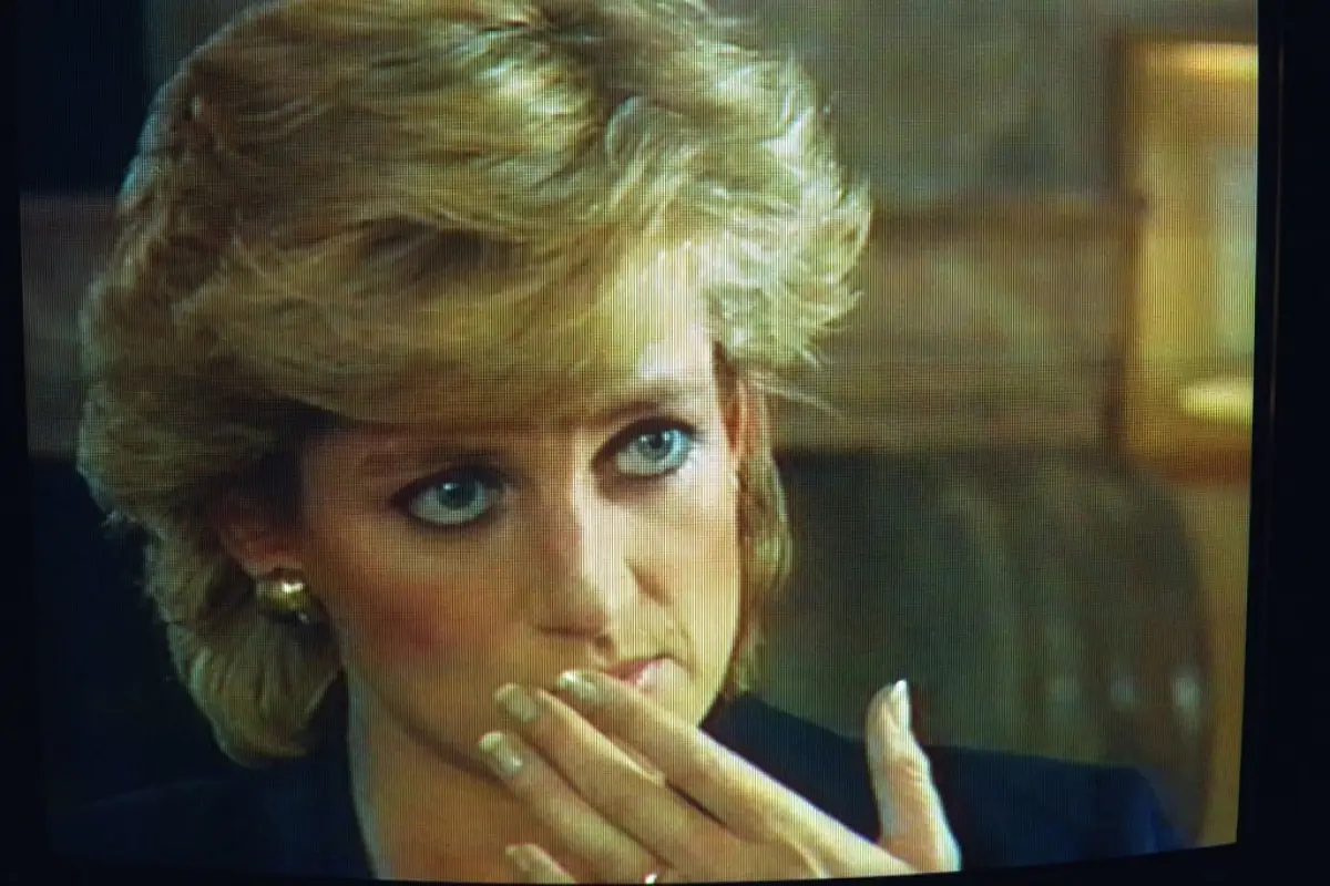 Images tv de Lady Diana sur la B.B.C
