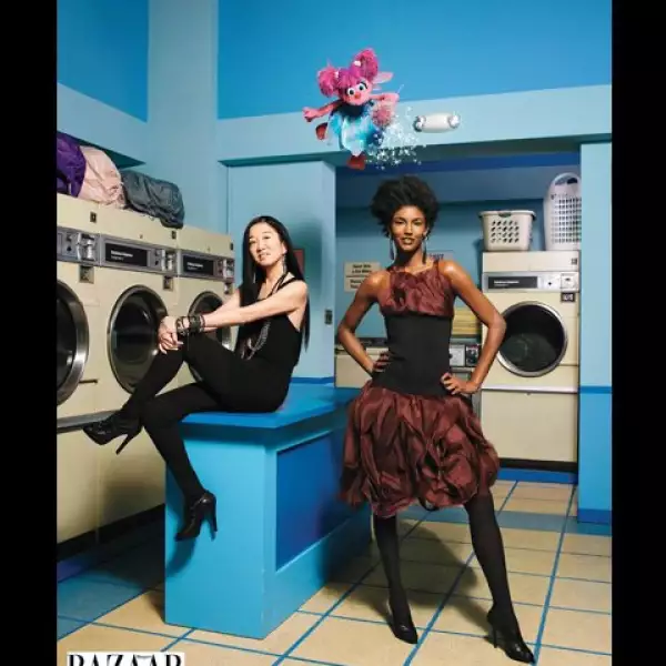 Vera Wang con Abby Cadabby.